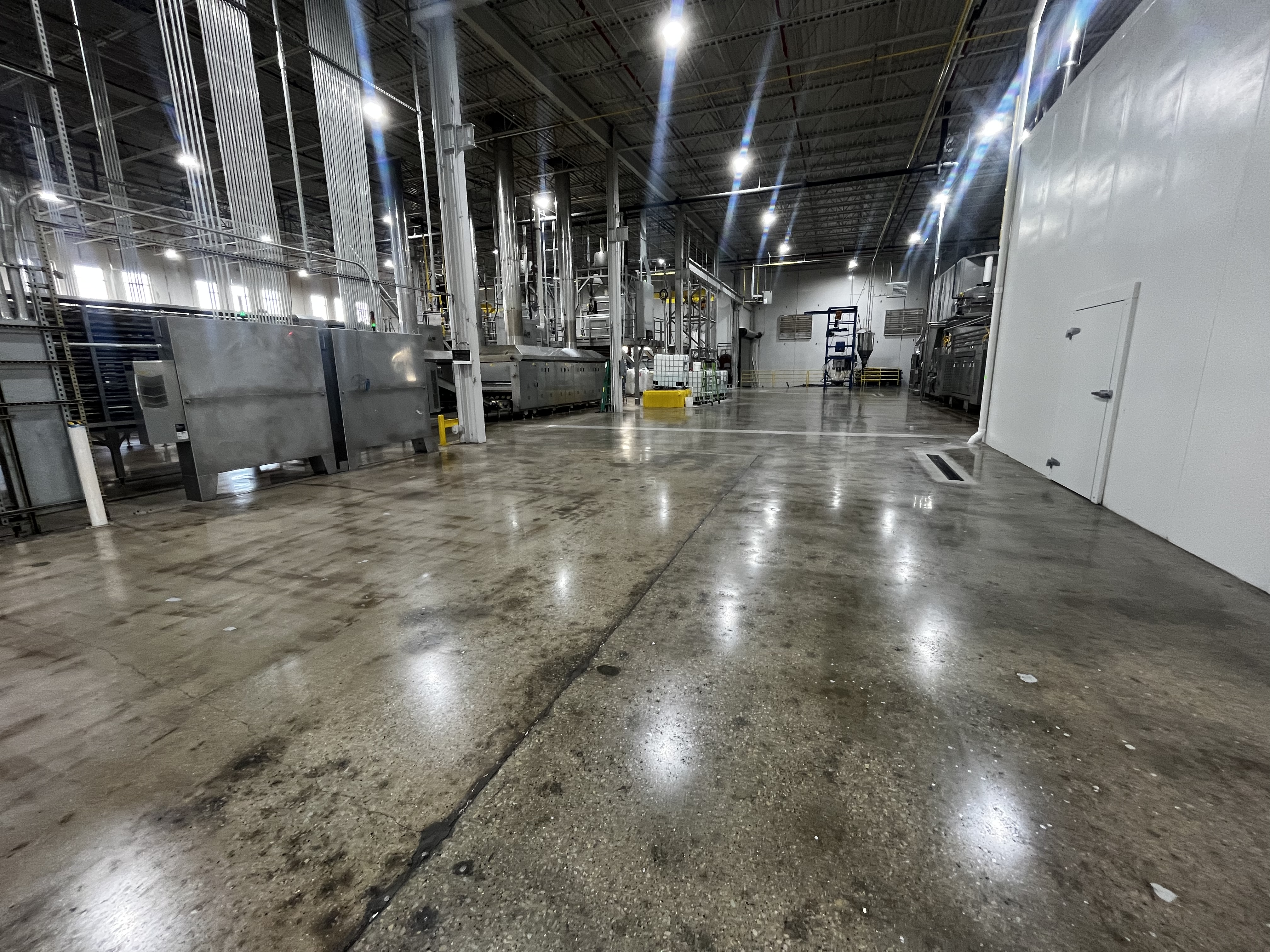 Commercial industrial facility floor